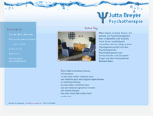 Tablet Screenshot of jutta-breyer.de